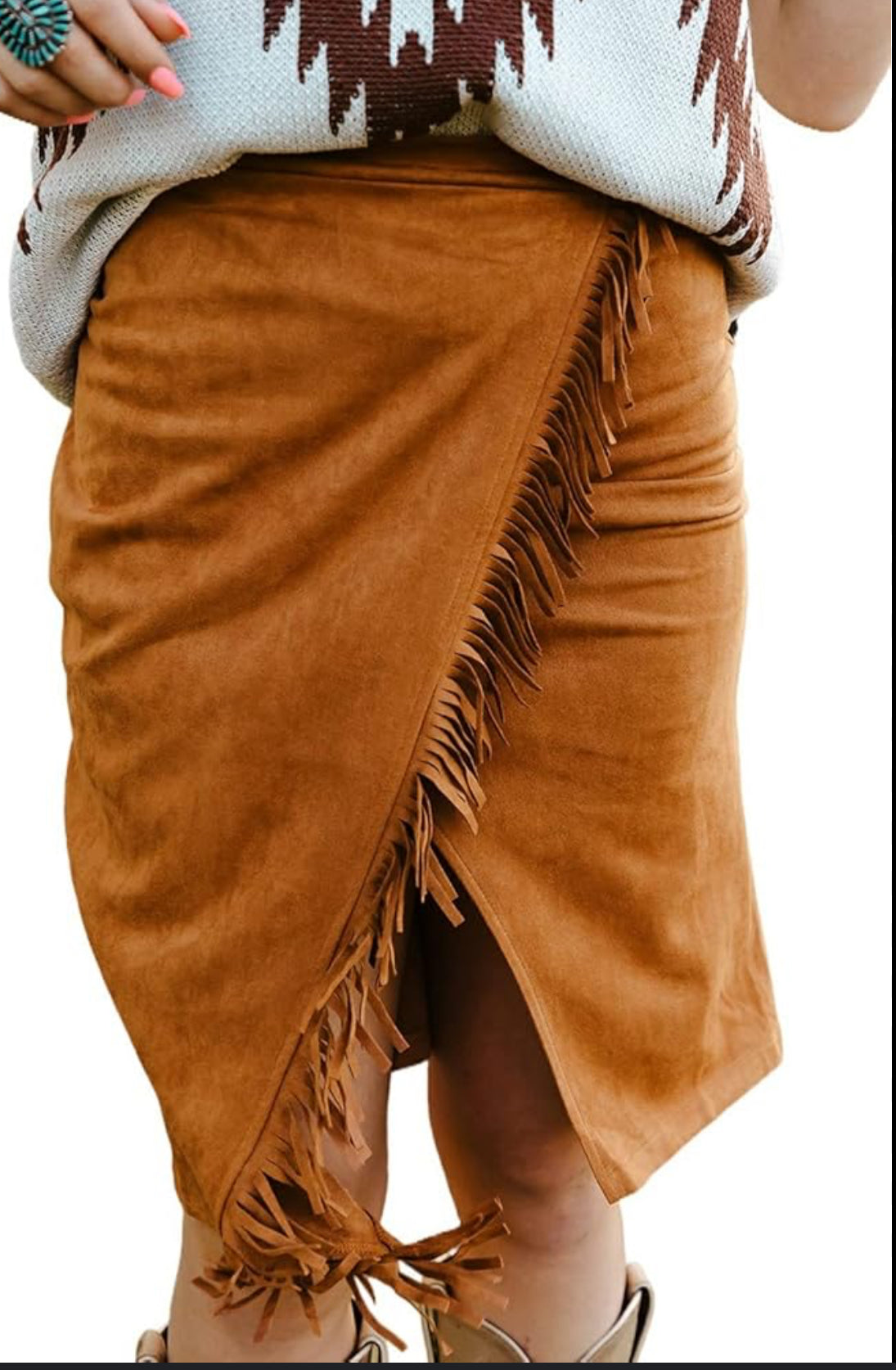 Microsuede Skirt