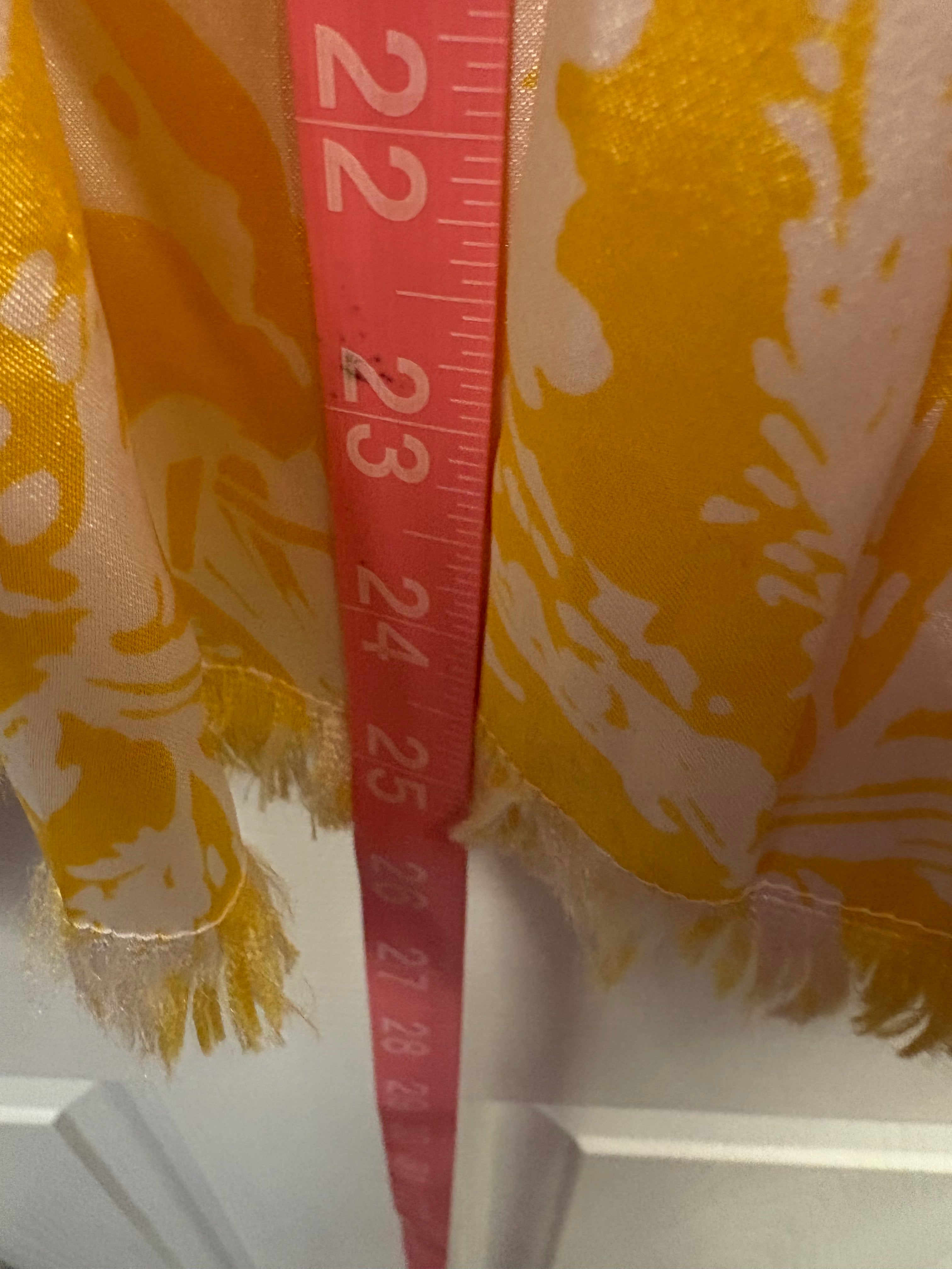 Vintage Oscar De La Renta Floral Patterned Skirt