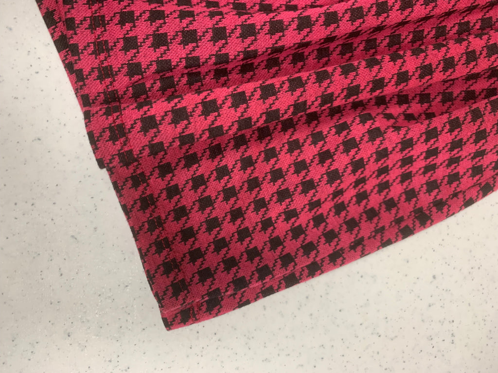 Houndstooth Patterned Skort