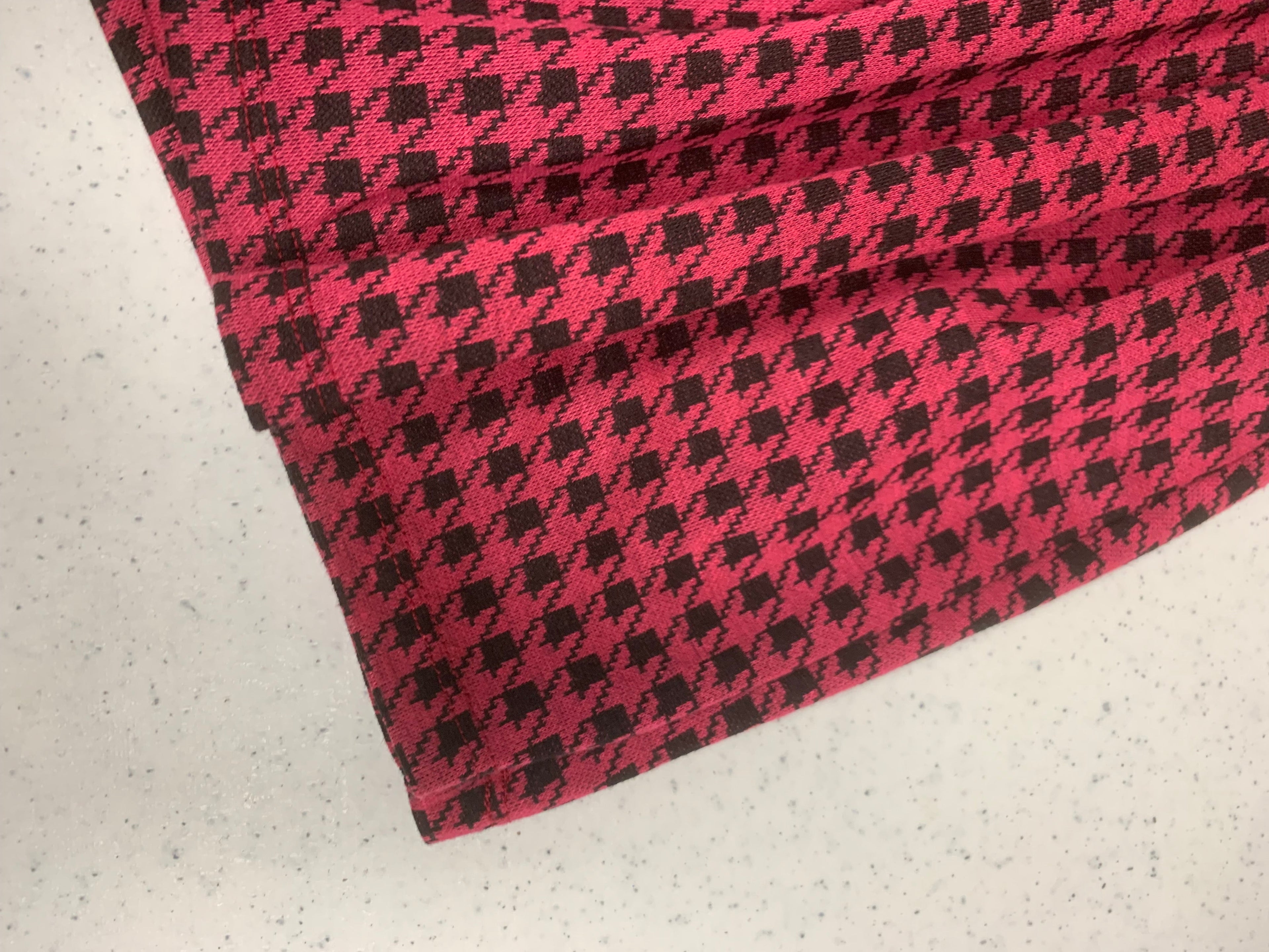 Houndstooth Patterned Skort