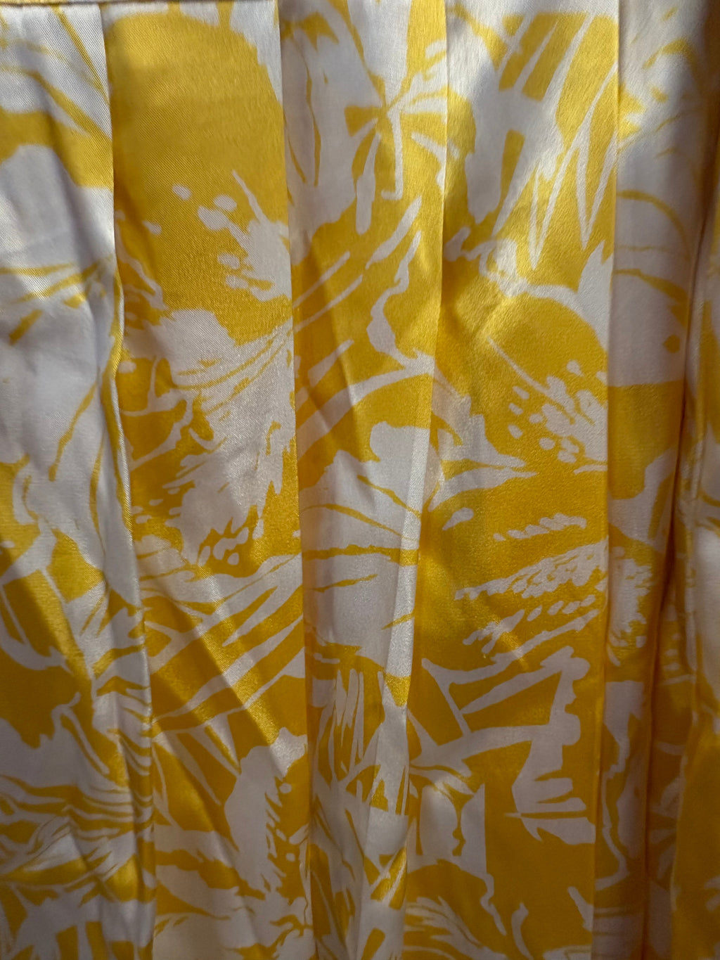 Vintage Oscar De La Renta Floral Patterned Skirt
