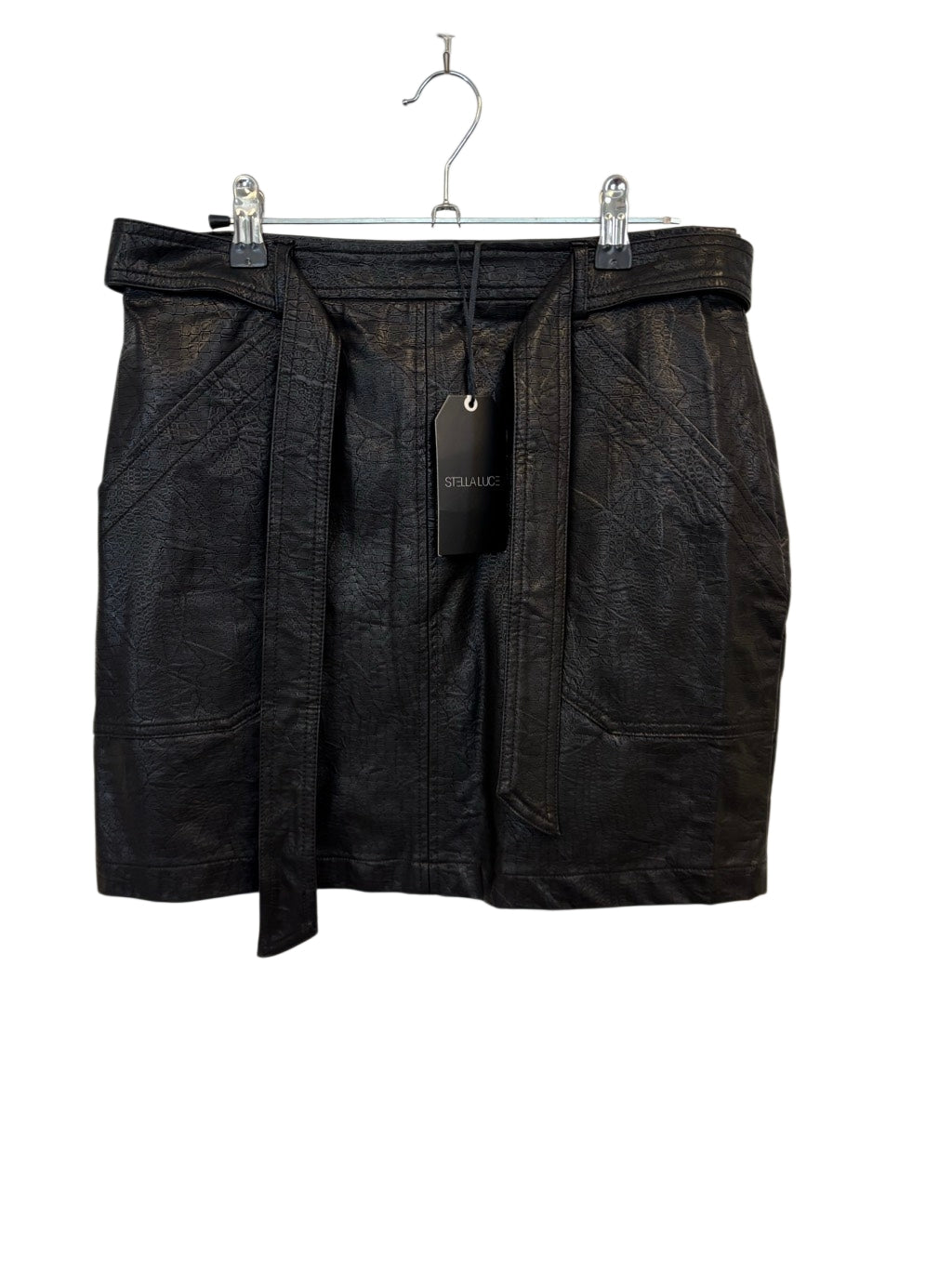 Stella Luce NWT Vegan Leather Skirt