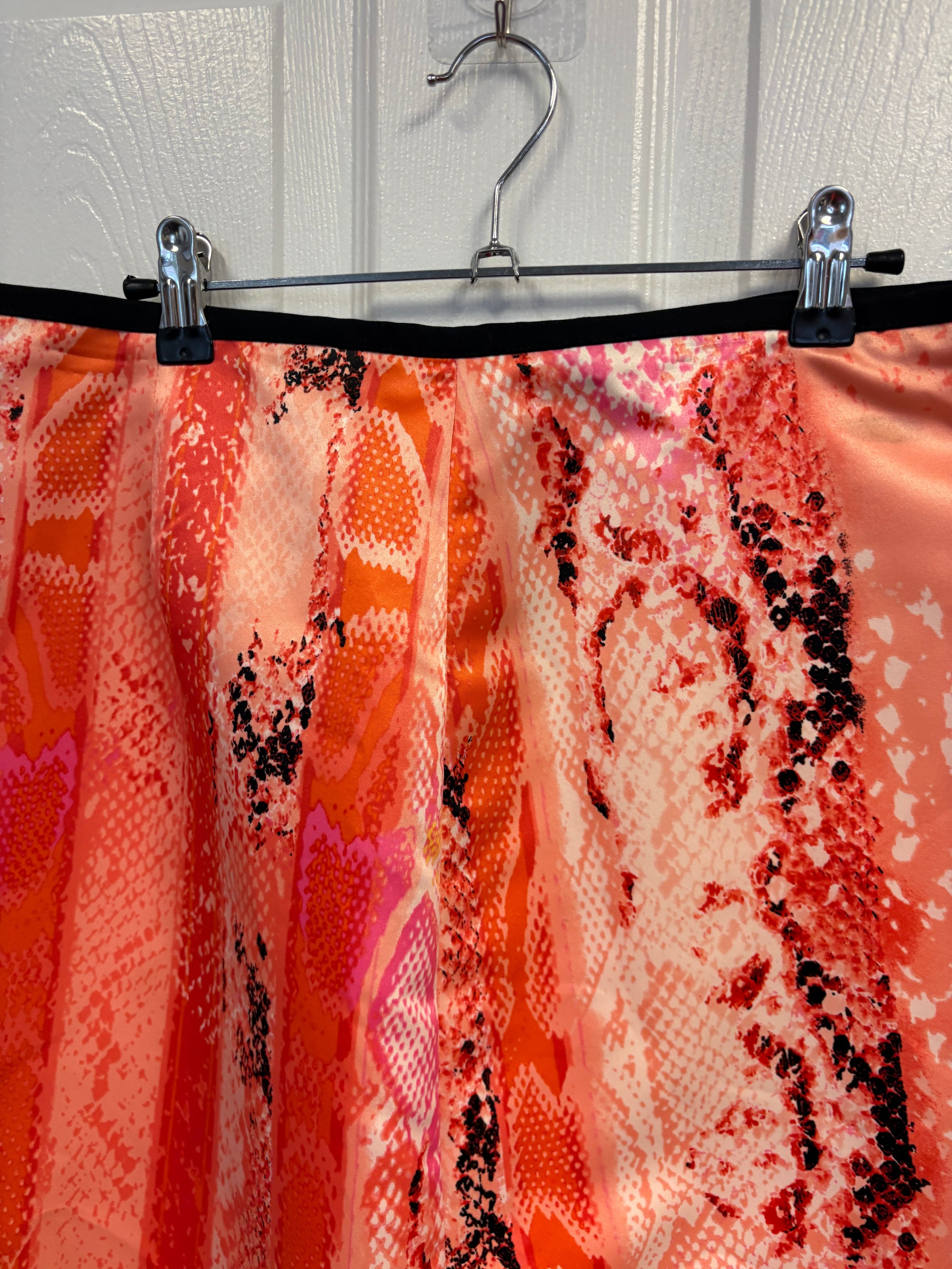 Snakeskin Patterned Skirt