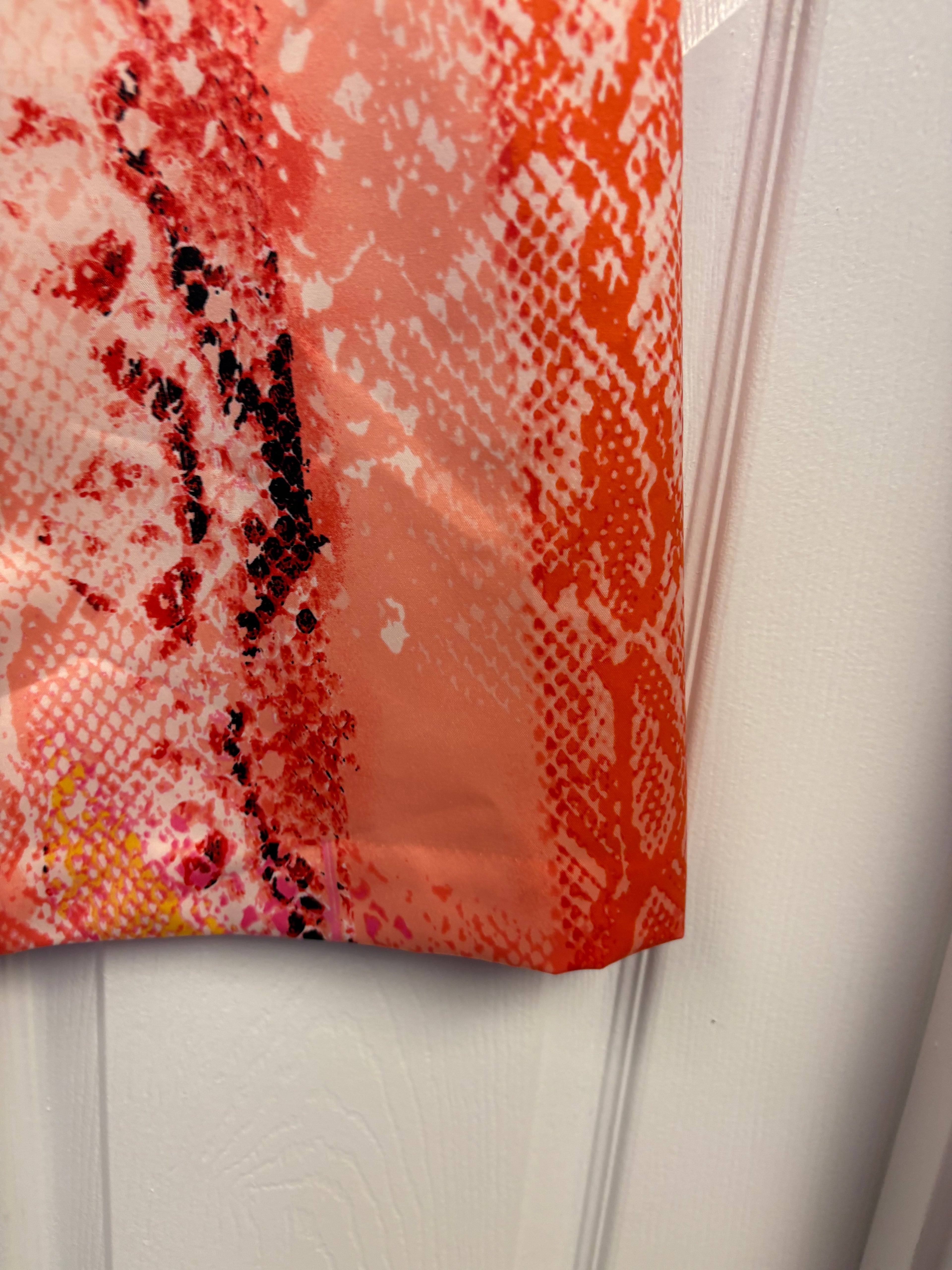 Snakeskin Patterned Skirt