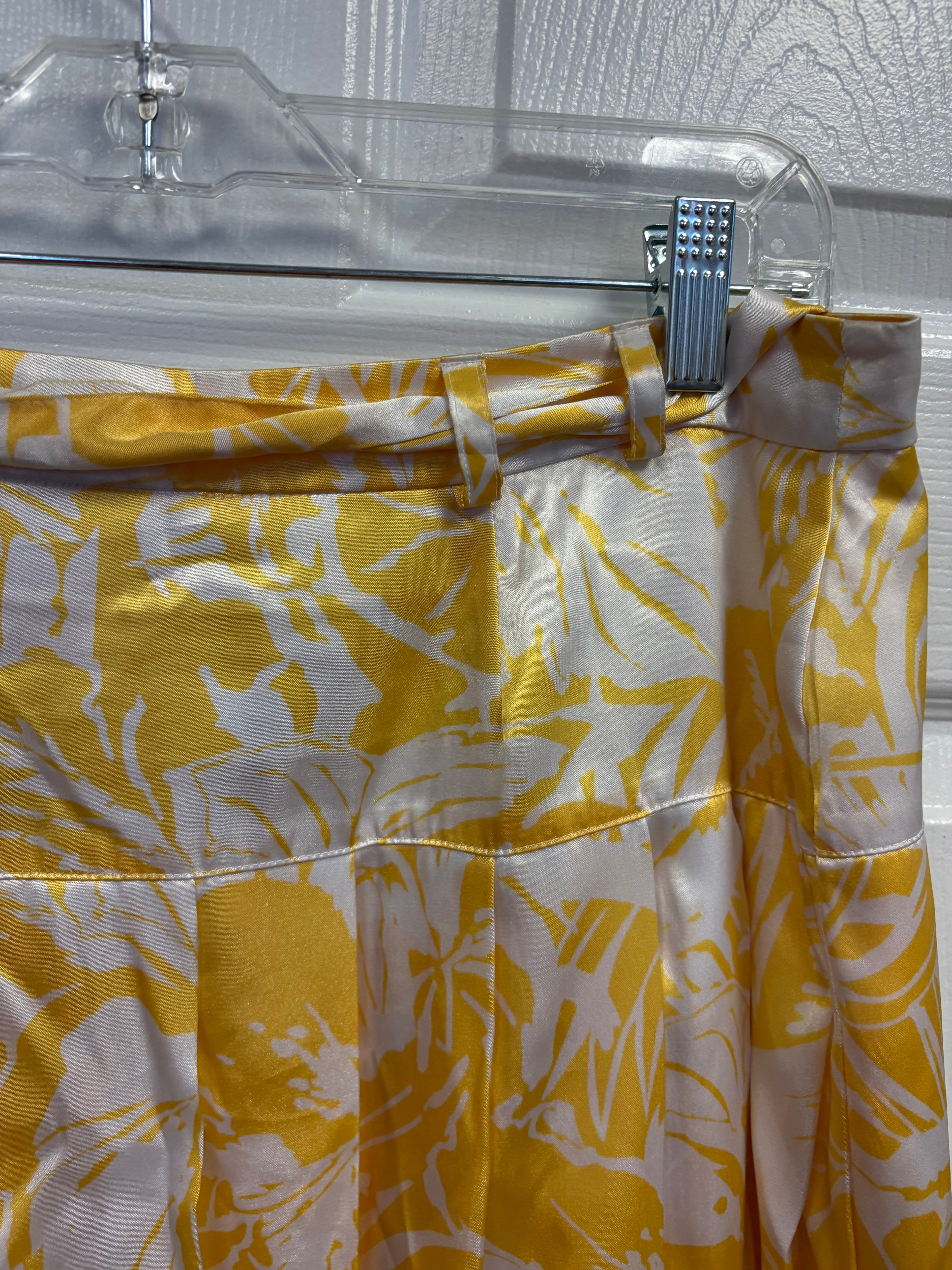 Vintage Oscar De La Renta Floral Patterned Skirt
