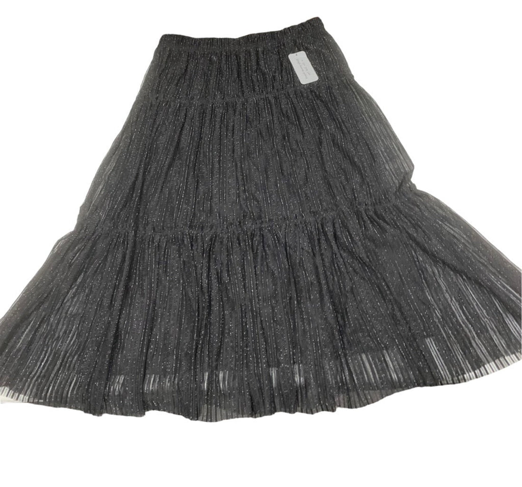 Metrowear Metallic Knit A-Line Skirt