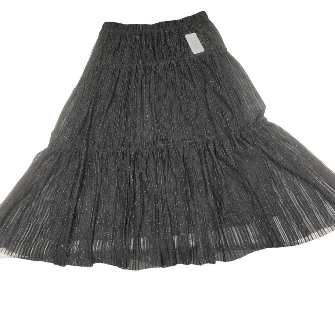 Metrowear Metallic Knit A-Line Skirt
