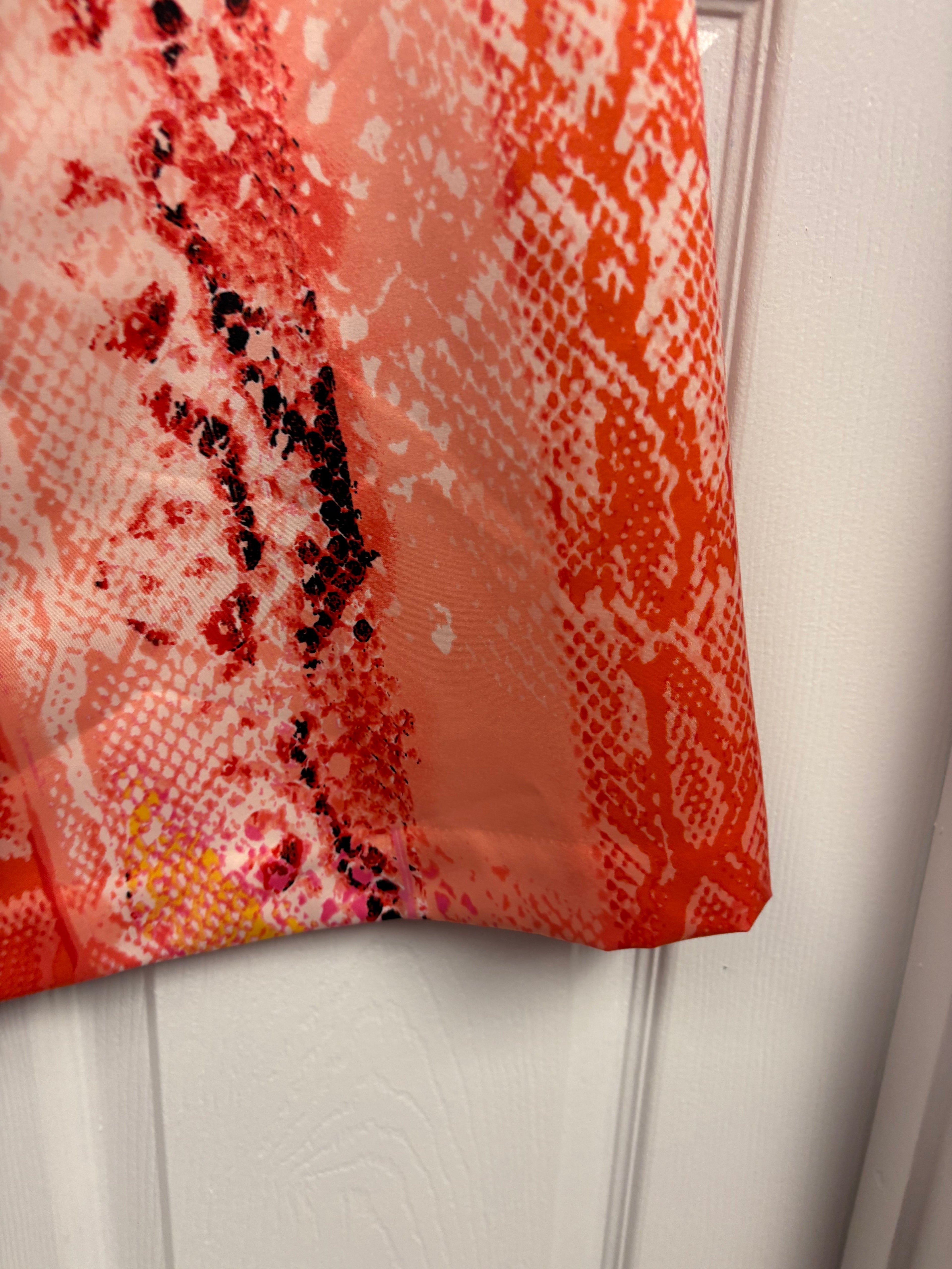 Snakeskin Patterned Skirt