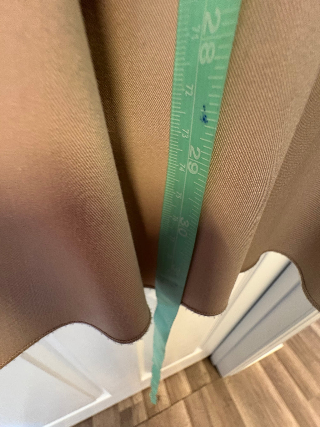 Tan A-Line Skirt